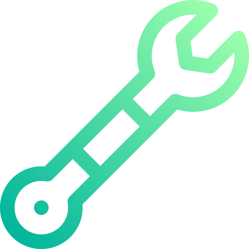 Wrench Basic Gradient Lineal color icon