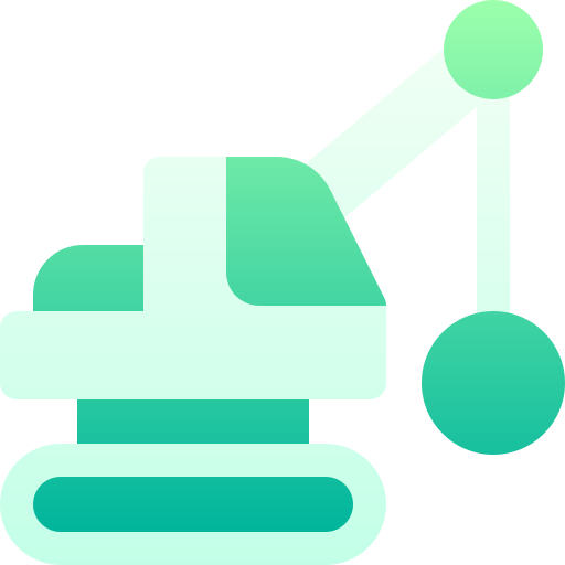 démolition Basic Gradient Gradient Icône