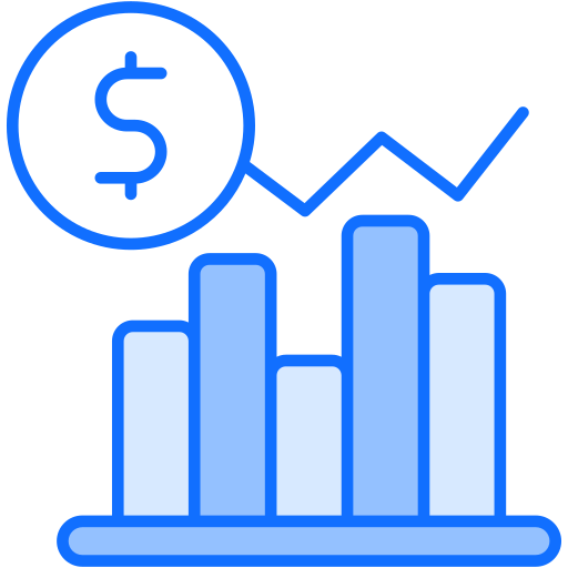 profit Generic Blue Icône