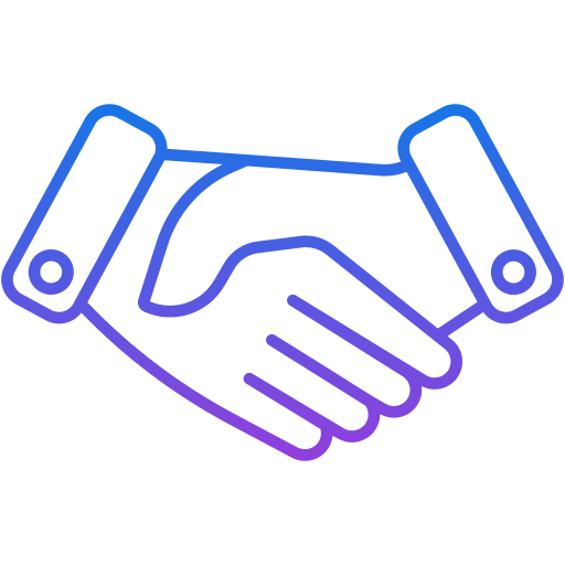 Partnership handshake Generic Gradient icon
