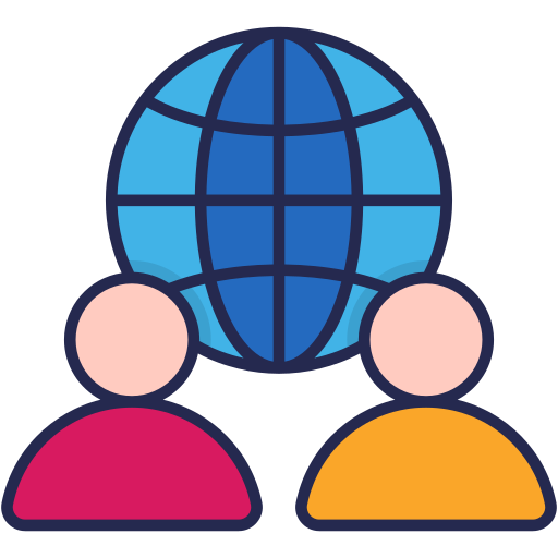 globalne połączenie Generic Outline Color ikona