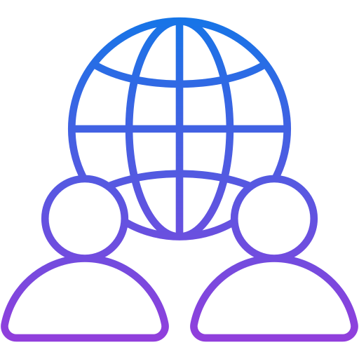 conexión global Generic Gradient icono