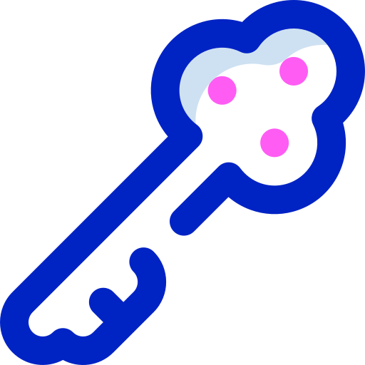 Key Super Basic Orbit Color icon