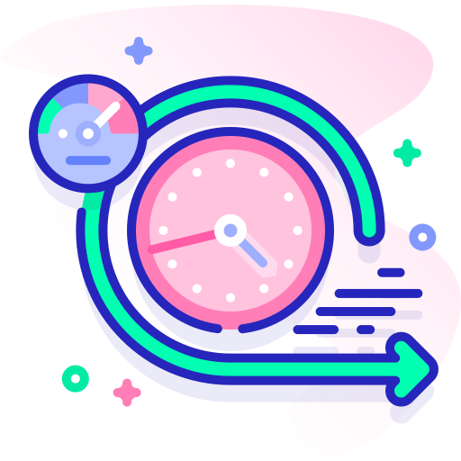 Clock Special Ungravity Lineal color icon