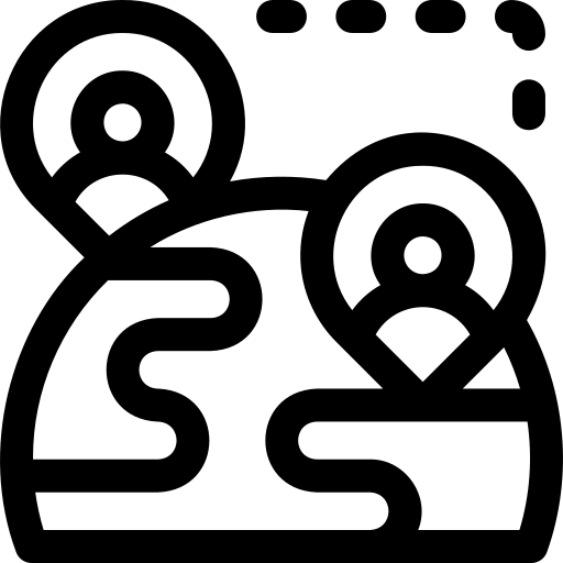 connessione Basic Rounded Lineal icona