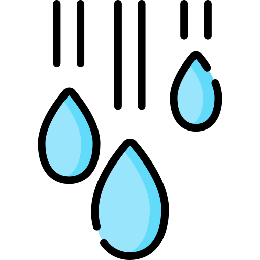 Rain drop Special Lineal color icon