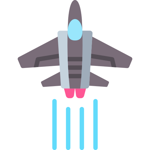 düsenflugzeug Special Flat icon
