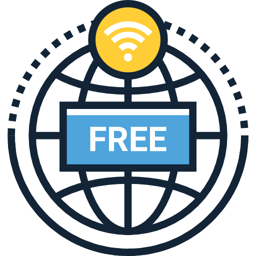 wi-fi gratis Flaticons.com Flat icono