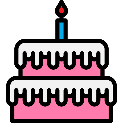 Cake Pause08 Lineal Color icon