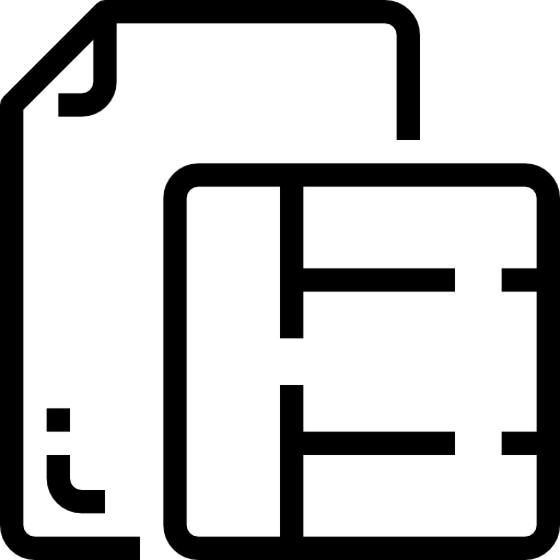 plano de la casa Accurate Lineal icono