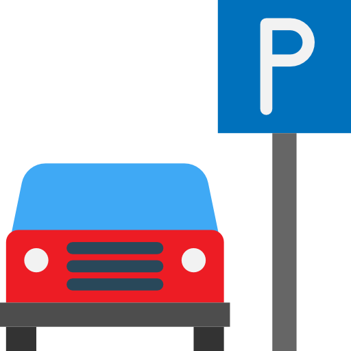 parkeren Pause08 Flat icoon