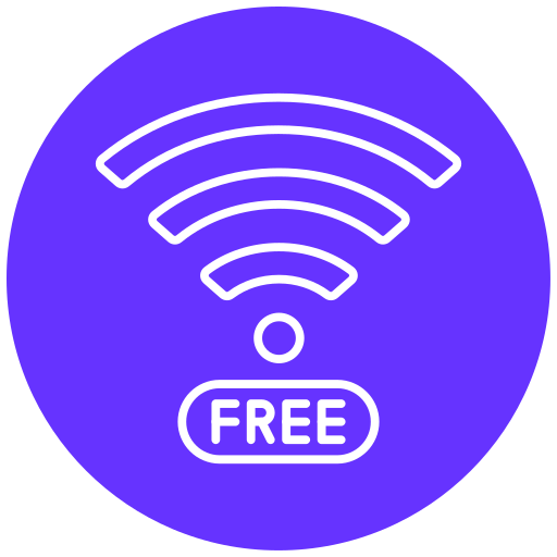 無料wi-fi Generic Flat icon