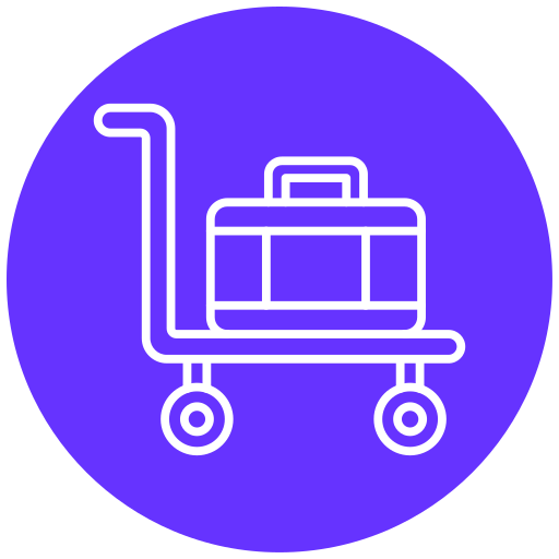 carrito de equipaje Generic Flat icono