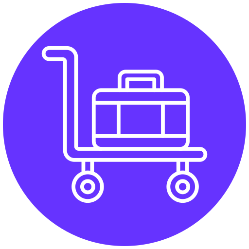 Luggage cart Generic Flat icon