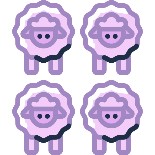 Sheep Special Meteor Lineal color icon