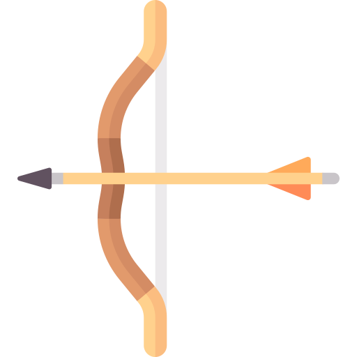Bow and arrow Special Flat icon