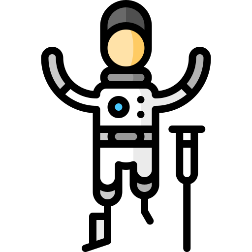 parastronaut Puppet Characters Lineal Color icon