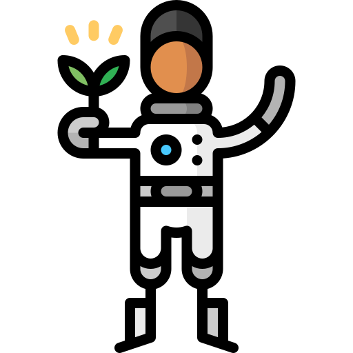 Astrobiologist Puppet Characters Lineal Color icon