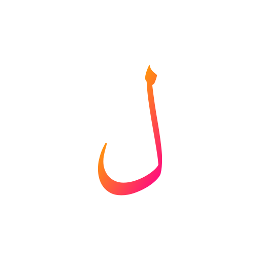 arabic language Generic Gradient icon