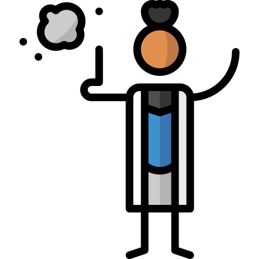 소행성 Puppet Characters Lineal Color icon
