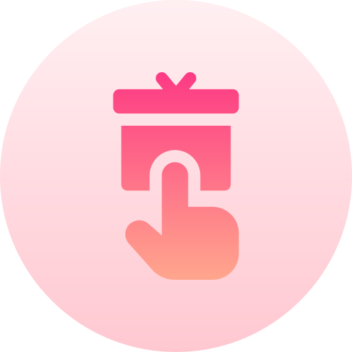 선물 상자 Basic Gradient Circular icon