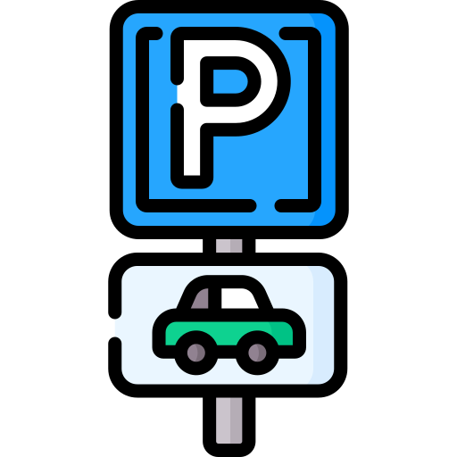 aparcamiento Special Lineal color icono