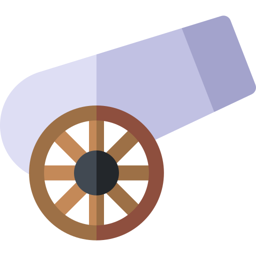 Cannon Basic Rounded Flat icon