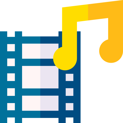 Audio Video Basic Straight Flat icon