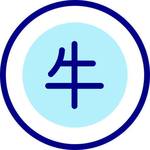中国の黄道帯 Detailed Mixed Lineal color icon