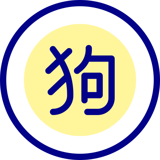 chiński zodiak Detailed Mixed Lineal color ikona