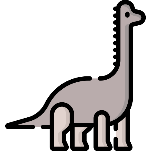 diplodocus Special Lineal color icono