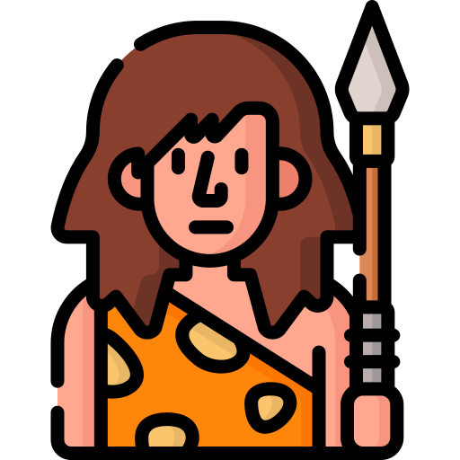 Пещерная женщина Special Lineal color иконка
