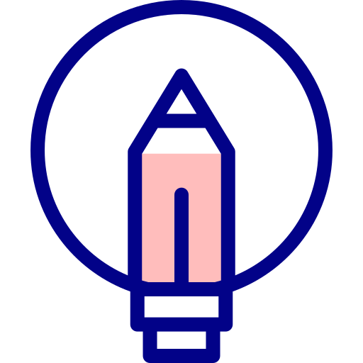 전구 Detailed Mixed Lineal color icon