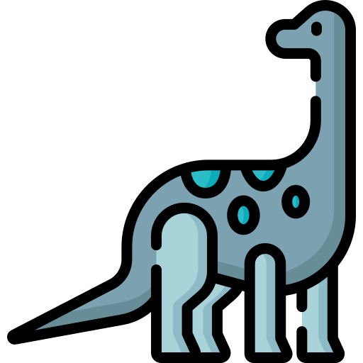 apatosaurus Special Lineal color icon