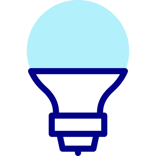 lâmpada Detailed Mixed Lineal color Ícone