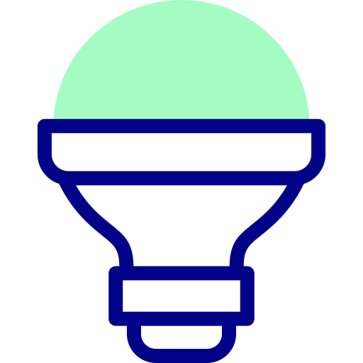 lâmpada Detailed Mixed Lineal color Ícone