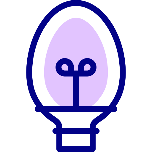 Żarówka Detailed Mixed Lineal color ikona