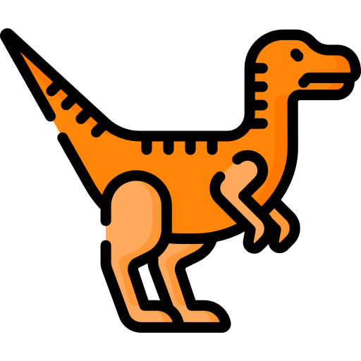 velociraptor Special Lineal color icono