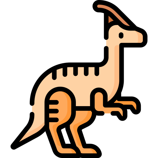 parasaurolophus Special Lineal color icon
