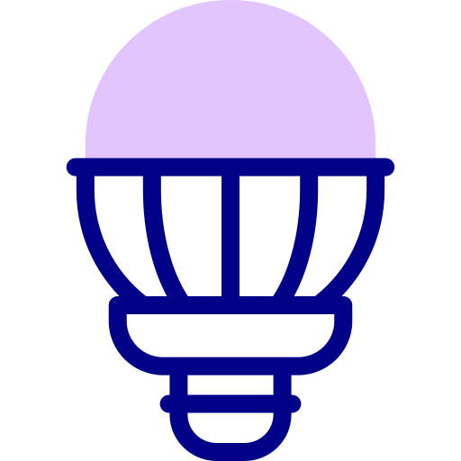 Light bulb Detailed Mixed Lineal color icon