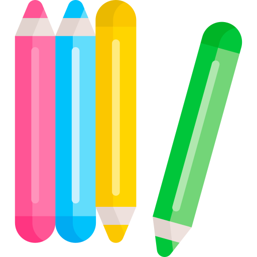 Цветной карандаш Special Flat иконка