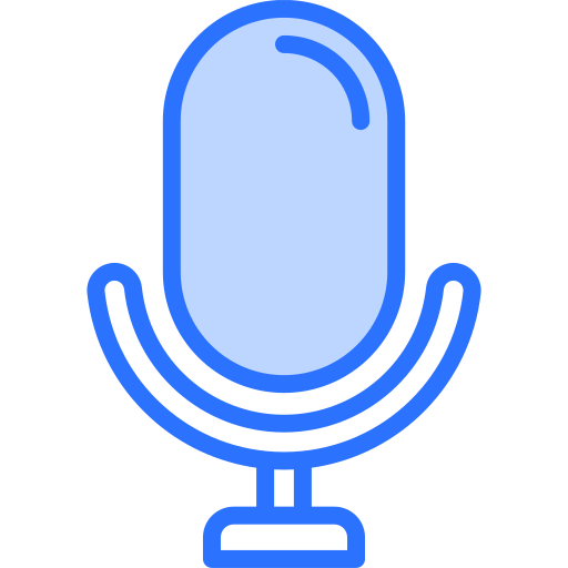 Microphone Generic Blue icon