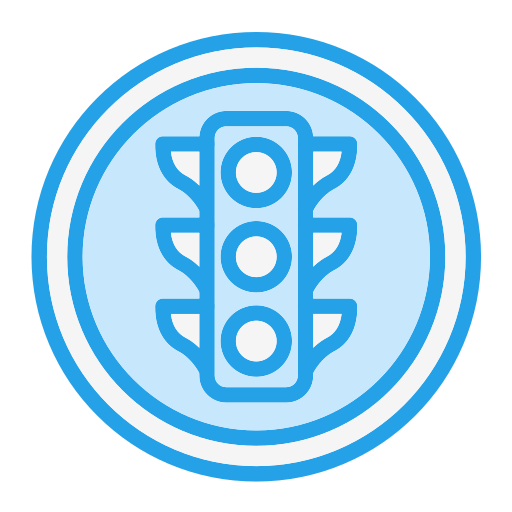semáforo Generic Blue icono