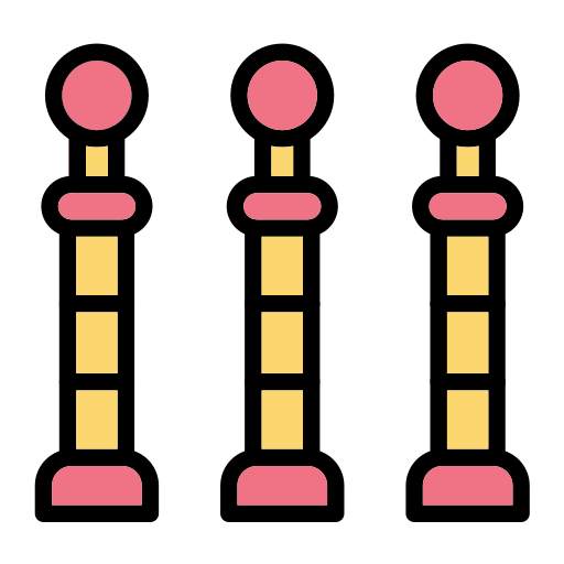 ボラード Generic Outline Color icon