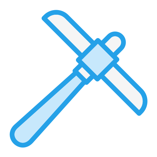 Pickaxe Generic Blue icon