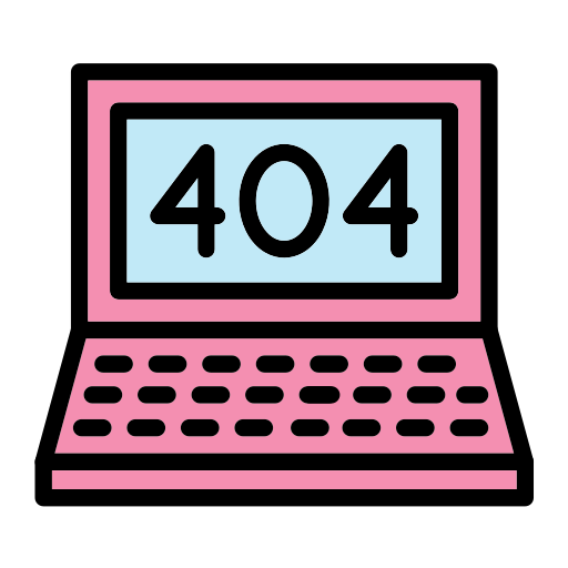 404エラー Generic Outline Color icon