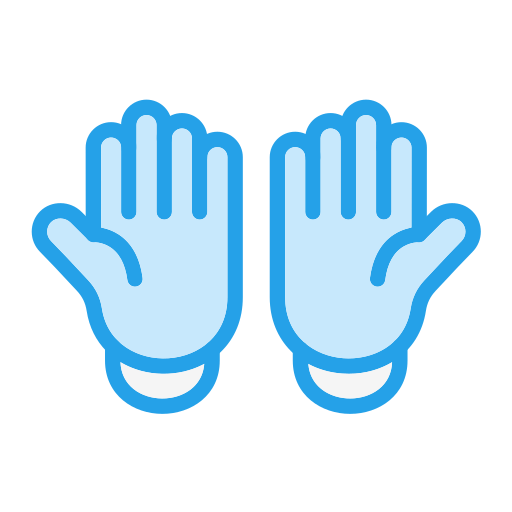 Gloves Generic Blue icon
