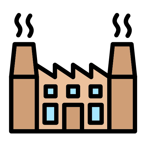 Nuclear Plant Generic Outline Color icon