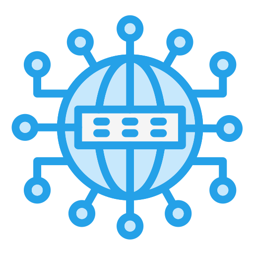 domain Generic Blue icon