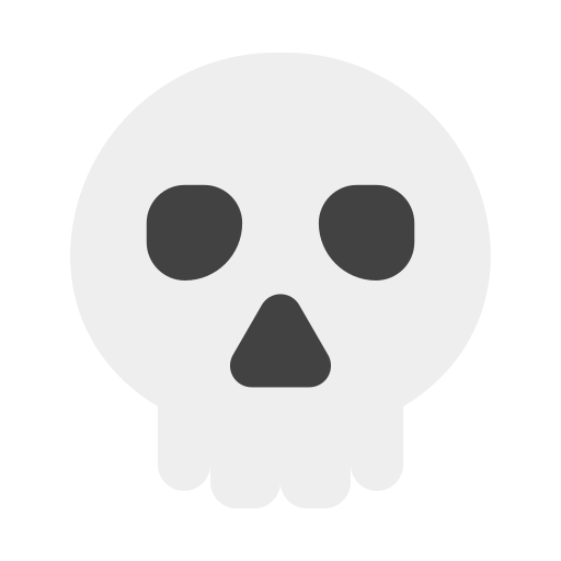 Skull cartoon Generic Flat icon